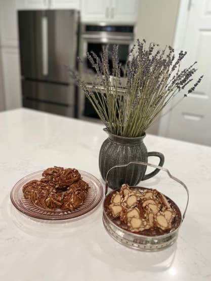 Artisan pecan logs